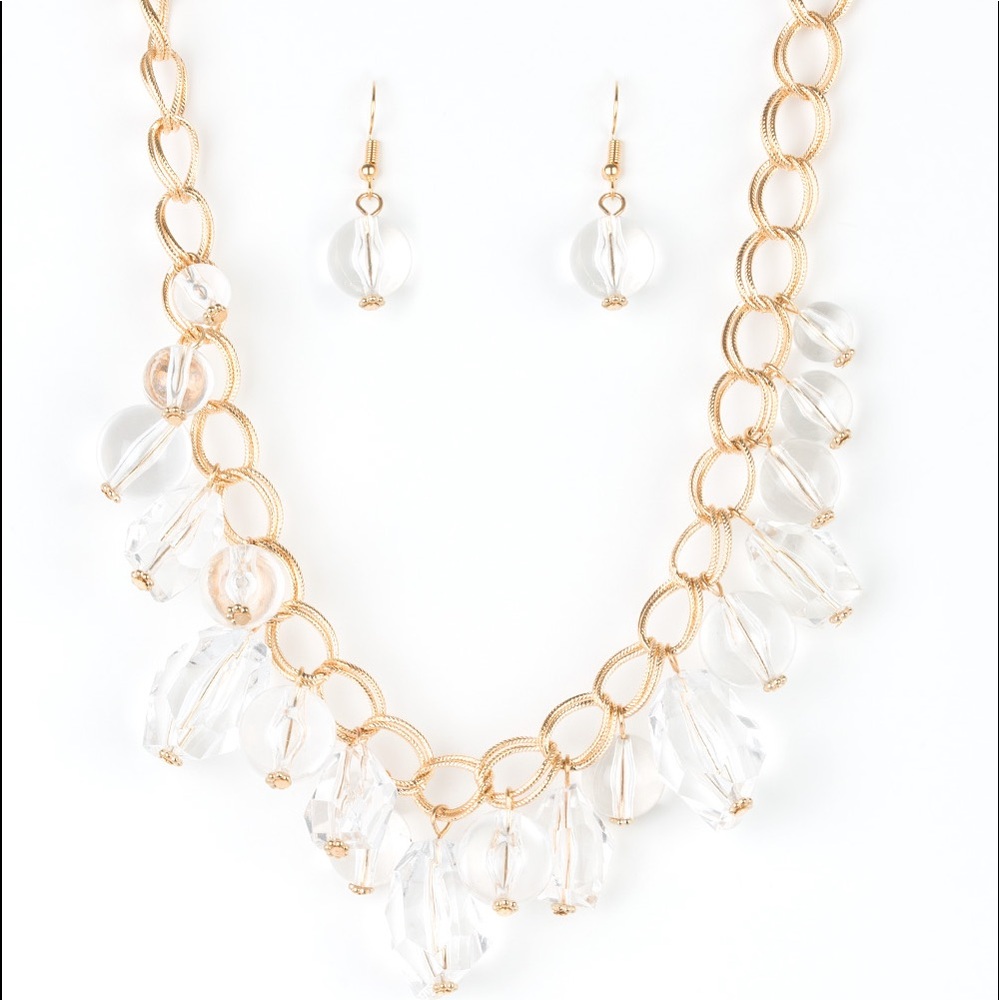 Necklace with matching earrings